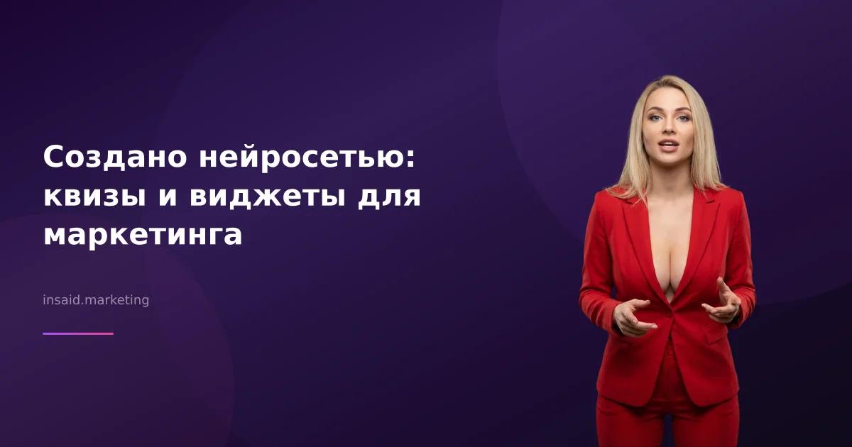 Создано нейросетью: квизы и виджеты для маркетинга